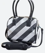 ORİJİNAL BEYMEN ZEBRA DESENLİ ÇAPRAZ KAMERA ÇANTA - 2