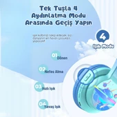 iClever Led Işıklı Güvenli Ses Sınırlı 85 Saat Oynatma Süreli Bluetooth Çocuk Kulaklığı Lila Mor - 10