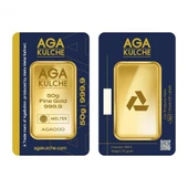 AgaKulche 50 gr 24 Ayar 999.9  Külçe Altın thumbnail 3