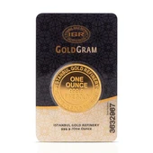 AgaKulche İAR 1 Ons 31.10 gr 999.9 24 Ayar Külçe Altın - 3