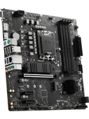 Msı Pro B760M-P SOKET 1700 DDR5 6800(OC) PCI-E M.2 USB3.2 HDMI DP VGA 1x 1G LAN mATX Anakart - 1