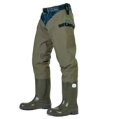 Polly Boot Orion Kasık Çizmesi Haki Siyah  43 No thumbnail 1