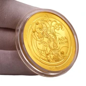 AgaKulche Kaplan 1 Ons 31.10 gr 999.9 Altın Sikke Coin - 5