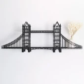 Dekoratif Londra Köprüsü Masa Üstü, Duvar Rafı Londra Köprü, Metal Köprü Biblo Ofis Dekorasyon - 2