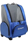 Petpretty Çekçekli Sırt Çantası Mavi 32x28x46cm - 1