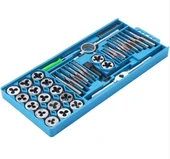 40 Parça Klavuz Pafta Seti Metrik Set M3-M12 Arası 40lı Takım - 3