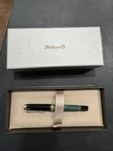 Pelikan Souveran Serisi M400 Yeşil Siyah Dolma Kalem M - 6