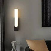 2 Adet 10 Watt, 3200 Kelvin Dekoratif Led Aplik İç ve Dış Mekan Aydınlatma Armatürü Led Duvar Apliği - 4