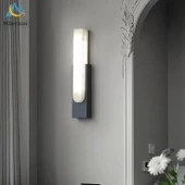 2 Adet 10 Watt, 3200 Kelvin Dekoratif Led Aplik İç ve Dış Mekan Aydınlatma Armatürü Led Duvar Apliği - 7