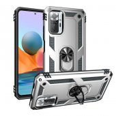 Xiaomi Redmi Note 10 Pro Kılıf Vega Yüzüklü Standlı Zırh Kılıf - 7