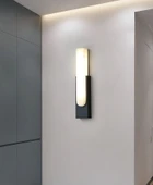 2 Adet 10 Watt, 3200 Kelvin Dekoratif Led Aplik İç ve Dış Mekan Aydınlatma Armatürü Led Duvar Apliği - 8