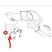 Fiat Albea   Cam Açma Kolu        719577614 - 4