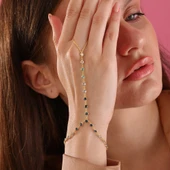 925 ayar gümüş mavi renk geçişli tamtur şahmeran thumbnail 5