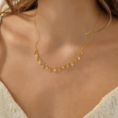 925 ayar gümüş kişiye özel zirkon taş sallantılı isim kolye thumbnail 5