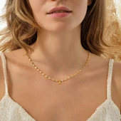 925 ayar gümüş kişiye özel harfli beyaz zirkon taşlı tamtur kolye - 3