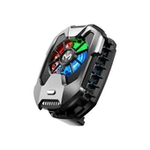 Coofbe Kablolu Soğutma Levhalı RGB Işıklı Ultra Hızlı Telefon Soğutucu Radyatör iOS Android Uyumlu - 1