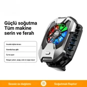 Coofbe Kablolu Soğutma Levhalı RGB Işıklı Ultra Hızlı Telefon Soğutucu Radyatör iOS Android Uyumlu - 2