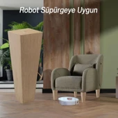 Ahşap Ayak Kare Bağlantı Aparatı Dahil Mobilya Koltuk Kanepe Sehpa Masa Ayağı Ayakları 15 cm Boyasız thumbnail 6