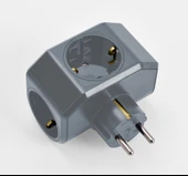 Viko Yonca Plus Gri Üçlü Topraklı Priz - 7
