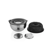 Schafer Cakehaus Kek Kalıbı+Hazırlık Seti 6 Parça-Siyah - 3