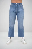 Kadın Büyük Beden Yüksek Bel Mom Jean 4418-25 DPL-968 - 9