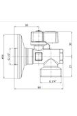 Filtreli Çamaşır / Bulaşık Makinası Musluğu 1/2 10 Adet 602111059 - 2