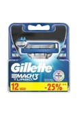 Gillette Mach3 Turbo 12'li Yedek Tıraş Bıçağı - 1