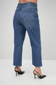 Kadın Büyük Beden Yüksek Bel Mom Jean 4418-25 DPL-968 - 4