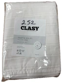 Clasy Ranforce 2 Adet Melkor Yastık Kılıfı Nakışlı Renk Beyaz - 3