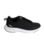 JUMP Erkek Siyah Gri Çift Örgü Fileli Memory Rahat Kalın Taban Yürüyüş Sneacer Spor Ayakkabı thumbnail 8