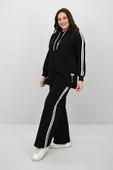 Kadın Büyük Beden Uzun Kollu Kalp Aksesuar Detaylı Eşofman Takımı 8169-25 - 4
