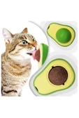 Pribor Avokado Catnipli Kedi Çimi Topu Avokado Kedi Nanesi Oyuncağı - 1
