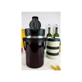 AKILLIELMA-COOKER-ZEGO KAHVERENGİ YEMEK TERMOSU ÇELİK 2.2 LT YK1413 XG-7023 5459 - 2