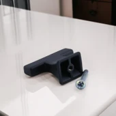 Gediz Siyah Kulp Düğme Tek Vidalı Çekmece Kulbu Metal Kulpları Mutfak Mobilya Dolabı Dolap Kulpu thumbnail 6