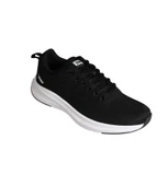 JUMP Erkek Siyah Gri Çift Örgü Fileli Memory Rahat Kalın Taban Yürüyüş Sneacer Spor Ayakkabı thumbnail 2