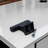 Gediz Siyah Kulp Düğme Tek Vidalı Çekmece Kulbu Metal Kulpları Mutfak Mobilya Dolabı Dolap Kulpu thumbnail 5