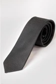 Süvari Hand Made Armürlü Siyah Kravat - 1