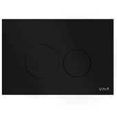 VitrA Origin 740-1601 Kumanda Paneli, Siyah Cam - 1