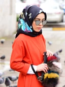 El Boyama Twill İpek Eşarp - 1