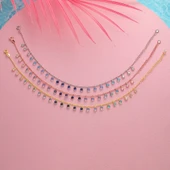 925 ayar gümüş top zincirli mavi renk geçişli hal hal - 2