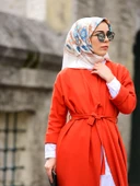 El Boyama Twill İpek Eşarp - 1