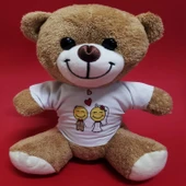 Gelin Damat Tasarım Tişörtlü Sevimli Ayıcık - 1