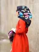 El Boyama Twill İpek Eşarp - 3