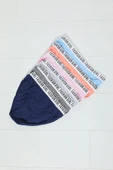 6'lı Paket Çok Renkli Fashion Girl Kadın Slip Külot - 1