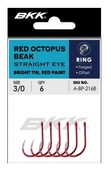 BKK Red Octopus Beak Straight Eye Olta İğnesi - 4