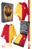 Galatasaray Orijinal Lisanslı Uzun Kol Bebek Body Zıbın Hediyelik Ahşap Kutulu thumbnail 1