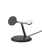 Belkin Qi2 15W 3in1 Magsafe Kablosuz Şarj Stand - Siyah - 1