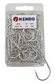 Kendo 8079 Abardeen Tin 3/0 100 Adet Halkalı Olta İğnesi - 4