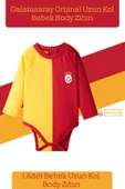 Galatasaray Orijinal Uzun Kol Bebek Body Zıbın Metin Oktay Basklı Ahşap Kutulu - 2