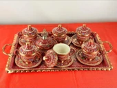 6lı bakır fincan takımı - 1